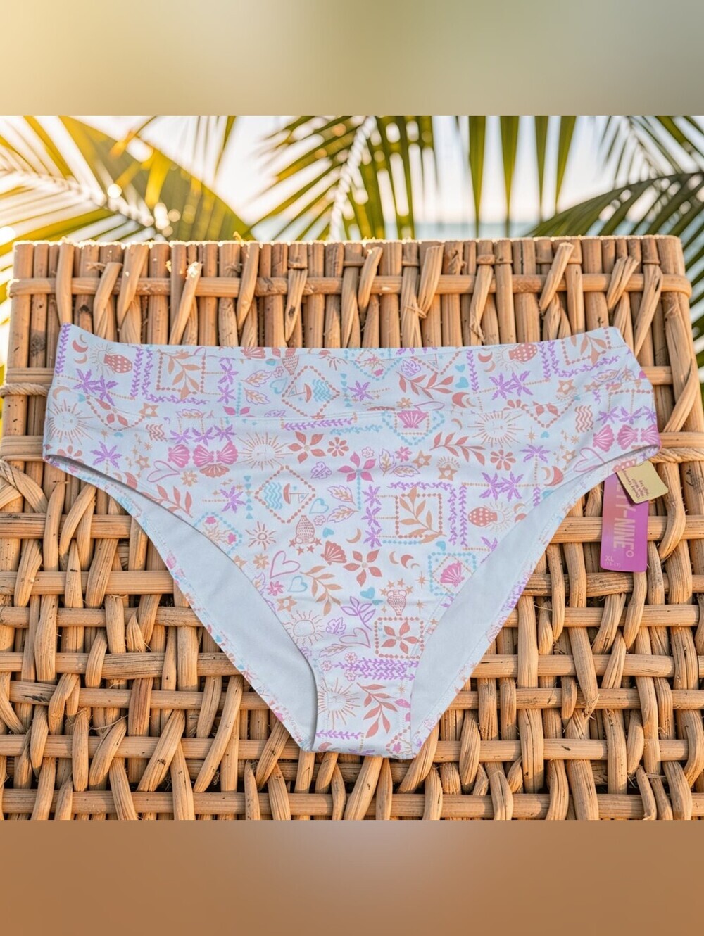 Ninety-Nine Swim  Bikini Bottoms Swimwear Floral Resortwear Beach Pool Vacation
